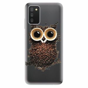 Odolné silikonové pouzdro iSaprio - Owl And Coffee - Samsung Galaxy A03s obraz