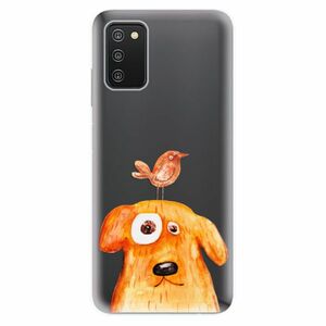 Odolné silikonové pouzdro iSaprio - Dog And Bird - Samsung Galaxy A03s obraz