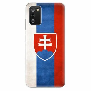 Odolné silikonové pouzdro iSaprio - Slovakia Flag - Samsung Galaxy A03s obraz