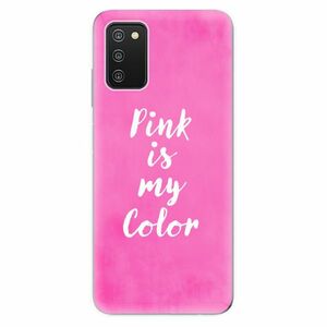 Odolné silikonové pouzdro iSaprio - Pink is my color - Samsung Galaxy A03s obraz