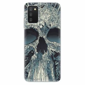 Odolné silikonové pouzdro iSaprio - Abstract Skull - Samsung Galaxy A03s obraz