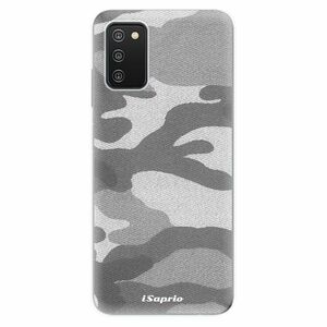 Odolné silikonové pouzdro iSaprio - Gray Camuflage 02 - Samsung Galaxy A03s obraz