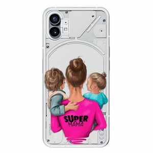 Odolné silikonové pouzdro iSaprio - Super Mama - Boy and Girl - Nothing Phone (1) obraz