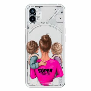 Odolné silikonové pouzdro iSaprio - Super Mama - Two Boys - Nothing Phone (1) obraz