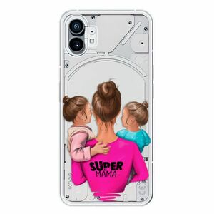 Odolné silikonové pouzdro iSaprio - Super Mama - Two Girls - Nothing Phone (1) obraz