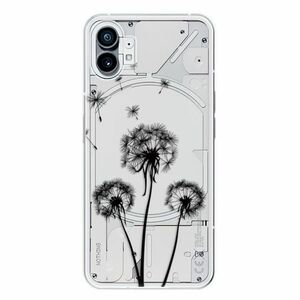Odolné silikonové pouzdro iSaprio - Three Dandelions - black - Nothing Phone (1) obraz