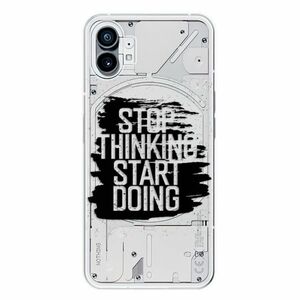 Odolné silikonové pouzdro iSaprio - Start Doing - black - Nothing Phone (1) obraz