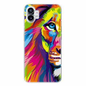 Odolné silikonové pouzdro iSaprio - Rainbow Lion - Nothing Phone (1) obraz
