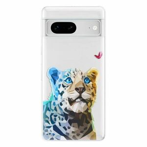 Odolné silikonové pouzdro iSaprio - Leopard With Butterfly - Google Pixel 7 5G obraz