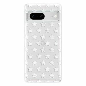 Odolné silikonové pouzdro iSaprio - Stars Pattern - white - Google Pixel 7 5G obraz