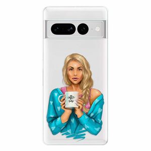 Odolné silikonové pouzdro iSaprio - Coffe Now - Blond - Google Pixel 7 Pro 5G obraz
