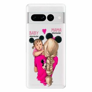 Odolné silikonové pouzdro iSaprio - Mama Mouse Blond and Girl - Google Pixel 7 Pro 5G obraz