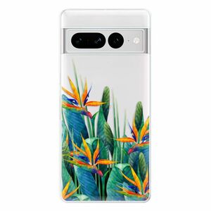 Odolné silikonové pouzdro iSaprio - Exotic Flowers - Google Pixel 7 Pro 5G obraz