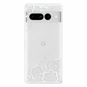 Odolné silikonové pouzdro iSaprio - White Lace 02 - Google Pixel 7 Pro 5G obraz