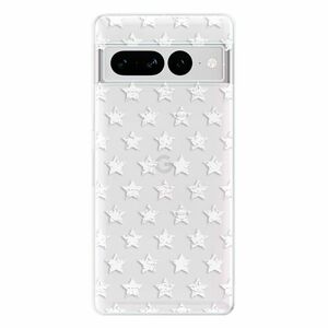 Odolné silikonové pouzdro iSaprio - Stars Pattern - white - Google Pixel 7 Pro 5G obraz