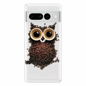 Odolné silikonové pouzdro iSaprio - Owl And Coffee - Google Pixel 7 Pro 5G obraz