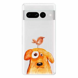 Odolné silikonové pouzdro iSaprio - Dog And Bird - Google Pixel 7 Pro 5G obraz