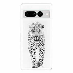 Odolné silikonové pouzdro iSaprio - White Jaguar - Google Pixel 7 Pro 5G obraz