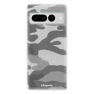 Odolné silikonové pouzdro iSaprio - Gray Camuflage 02 - Google Pixel 7 Pro 5G obraz