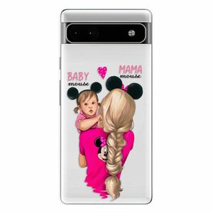 Odolné silikonové pouzdro iSaprio - Mama Mouse Blond and Girl - Google Pixel 6a 5G obraz