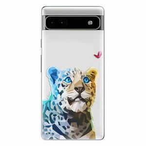 Odolné silikonové pouzdro iSaprio - Leopard With Butterfly - Google Pixel 6a 5G obraz