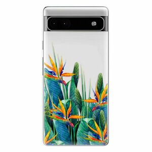 Odolné silikonové pouzdro iSaprio - Exotic Flowers - Google Pixel 6a 5G obraz