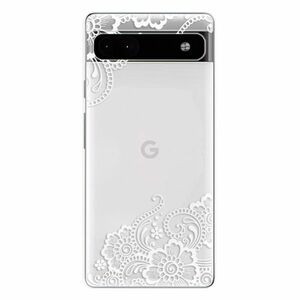 Odolné silikonové pouzdro iSaprio - White Lace 02 - Google Pixel 6a 5G obraz