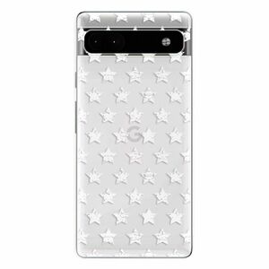 Odolné silikonové pouzdro iSaprio - Stars Pattern - white - Google Pixel 6a 5G obraz