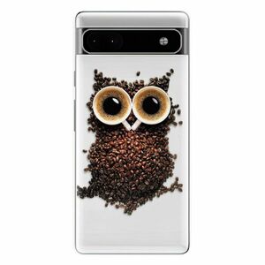 Odolné silikonové pouzdro iSaprio - Owl And Coffee - Google Pixel 6a 5G obraz