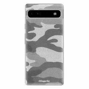 Odolné silikonové pouzdro iSaprio - Gray Camuflage 02 - Google Pixel 6a 5G obraz