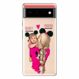Odolné silikonové pouzdro iSaprio - Mama Mouse Blond and Girl - Google Pixel 6 5G obraz
