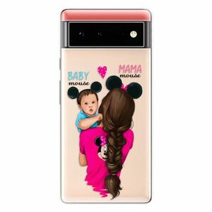Odolné silikonové pouzdro iSaprio - Mama Mouse Brunette and Boy - Google Pixel 6 5G obraz