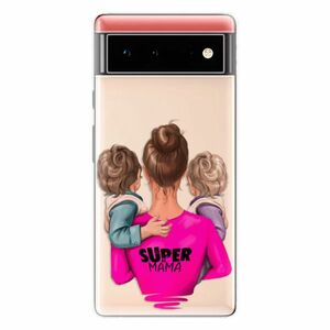 Odolné silikonové pouzdro iSaprio - Super Mama - Two Boys - Google Pixel 6 5G obraz