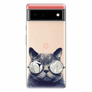 Odolné silikonové pouzdro iSaprio - Crazy Cat 01 - Google Pixel 6 5G obraz