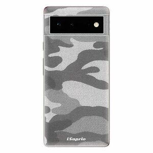 Odolné silikonové pouzdro iSaprio - Gray Camuflage 02 - Google Pixel 6 5G obraz