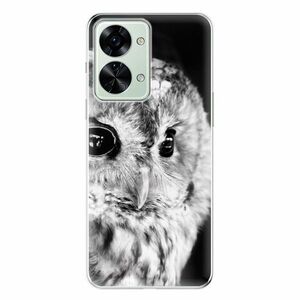 Odolné silikonové pouzdro iSaprio - BW Owl - OnePlus Nord 2T 5G obraz