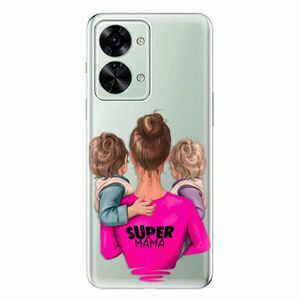 Odolné silikonové pouzdro iSaprio - Super Mama - Two Boys - OnePlus Nord 2T 5G obraz