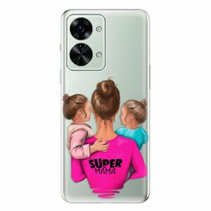 Odolné silikonové pouzdro iSaprio - Super Mama - Two Girls - OnePlus Nord 2T 5G obraz