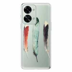 Odolné silikonové pouzdro iSaprio - Three Feathers - OnePlus Nord 2T 5G obraz