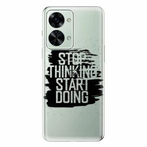 Odolné silikonové pouzdro iSaprio - Start Doing - black - OnePlus Nord 2T 5G obraz