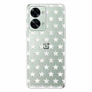 Odolné silikonové pouzdro iSaprio - Stars Pattern - white - OnePlus Nord 2T 5G obraz