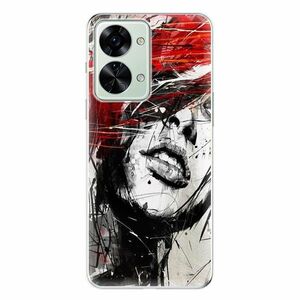 Odolné silikonové pouzdro iSaprio - Sketch Face - OnePlus Nord 2T 5G obraz