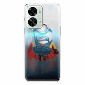 Odolné silikonové pouzdro iSaprio - Mimons Superman 02 - OnePlus Nord 2T 5G obraz