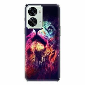 Odolné silikonové pouzdro iSaprio - Lion in Colors - OnePlus Nord 2T 5G obraz