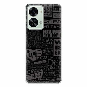 Odolné silikonové pouzdro iSaprio - Text 01 - OnePlus Nord 2T 5G obraz
