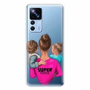 Odolné silikonové pouzdro iSaprio - Super Mama - Boy and Girl - Xiaomi 12T / 12T Pro obraz