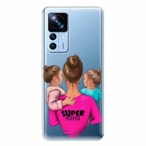 Odolné silikonové pouzdro iSaprio - Super Mama - Two Girls - Xiaomi 12T / 12T Pro obraz