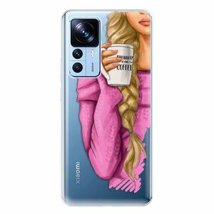 Odolné silikonové pouzdro iSaprio - My Coffe and Blond Girl - Xiaomi 12T / 12T Pro obraz