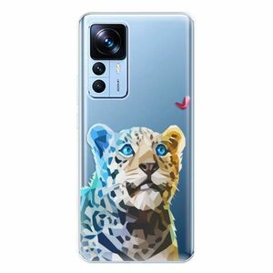 Odolné silikonové pouzdro iSaprio - Leopard With Butterfly - Xiaomi 12T / 12T Pro obraz