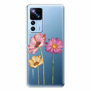 Odolné silikonové pouzdro iSaprio - Three Flowers - Xiaomi 12T / 12T Pro obraz